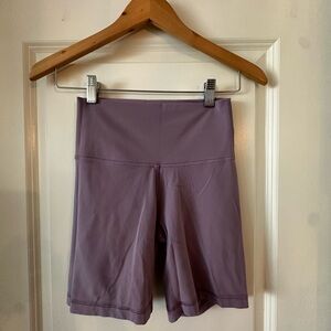 TNA Lavender Bike Shorts - never worn